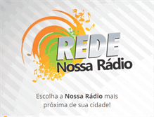 Tablet Screenshot of nossaradio.net.br